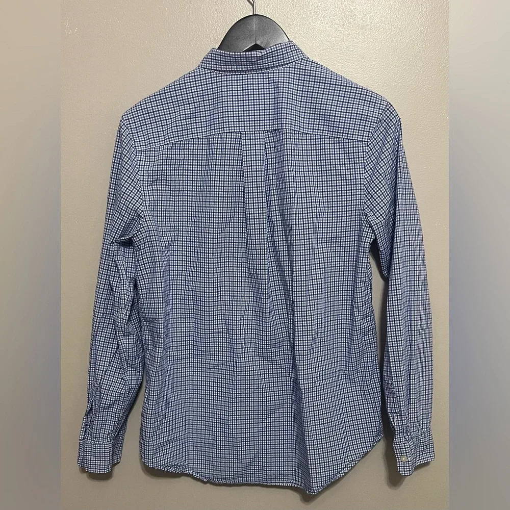 Ralph Lauren Shirt Kids Blue Plaid Button Up Classic Look Size XL 18/20